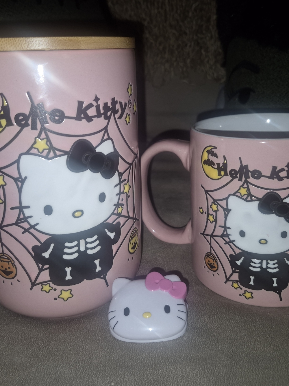 Hello Kitty Halloween Ceramic Mug and Canister Set